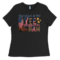 Black the land yee the home of the haw Ladies Tee - RacoonDesign