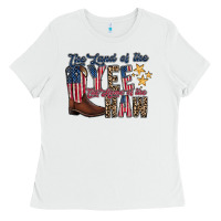 White the land yee the home of the haw Ladies Tee - RacoonDesign