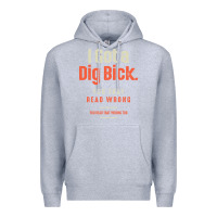Heather Grey I Got a Dig Bick Funny Sarcastic Humor Premium Hoodie - Craftify