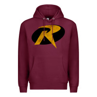 Burgundy Robin Premium Hoodie - Craftify