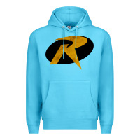Ocean Blue Robin Premium Hoodie - Craftify