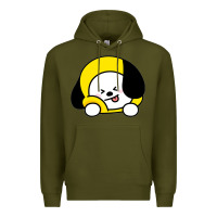 Army Green bt21 chimmy jimin bts Premium Hoodie - Craftify