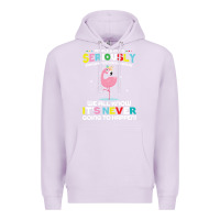 Lilac people should seriously stop expecting normal from me Premium Hoodie - Craftify