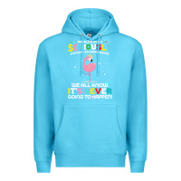 Ocean Blue people should seriously stop expecting normal from me Premium Hoodie - Craftify