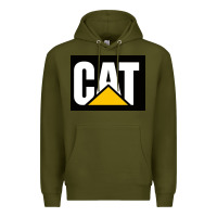 Army Green cat Premium Hoodie - Craftify