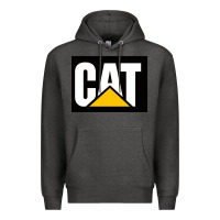 Charcoal Heather cat Premium Hoodie - Craftify