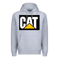 Heather Grey cat Premium Hoodie - Craftify