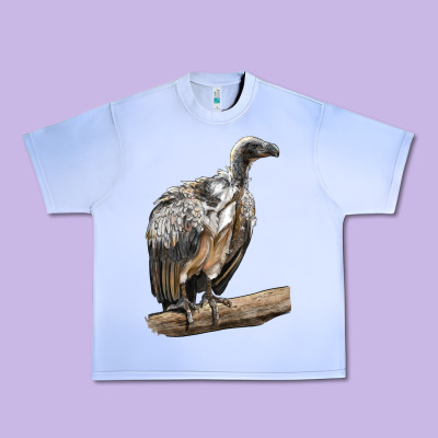 Vulture Bird Urban Heavy Tee Designed By Lillyallendesigns