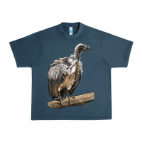 Midnight Navy Vulture Bird Urban Heavy Tee - LillyAllenDesigns