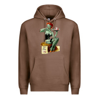 Chestnut Zombie Pin Up Girl Halloween Premium Hoodie - Craftify