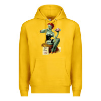 Lemon Zombie Pin Up Girl Halloween Premium Hoodie - Craftify