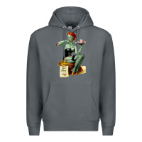 Rock Zombie Pin Up Girl Halloween Premium Hoodie - Craftify