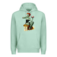 Seafoam Zombie Pin Up Girl Halloween Premium Hoodie - Craftify