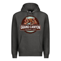 Charcoal Heather grand canyon national park Premium Hoodie - Craftify