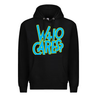 Black who cares Premium Hoodie - Craftify