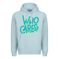 Blue Mist who cares Premium Hoodie - Craftify
