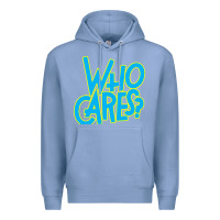 Colony Blue who cares Premium Hoodie - Craftify