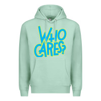 Seafoam who cares Premium Hoodie - Craftify