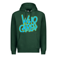 Sports Green who cares Premium Hoodie - Craftify