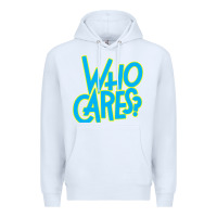 White who cares Premium Hoodie - Craftify