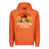 Carrot vintage sunset porcini mushroom hunting boletus edulis t shirt Premium Hoodie - Craftify
