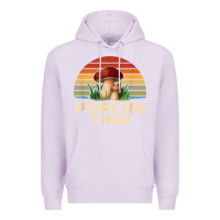 Lilac vintage sunset porcini mushroom hunting boletus edulis t shirt Premium Hoodie - Craftify
