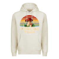 Oatmeal Heather vintage sunset porcini mushroom hunting boletus edulis t shirt Premium Hoodie - Craftify
