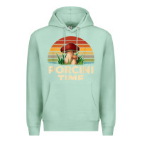 Seafoam vintage sunset porcini mushroom hunting boletus edulis t shirt Premium Hoodie - Craftify