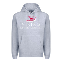 Heather Grey Luxury Cruises-Viking River Premium Hoodie - Craftify