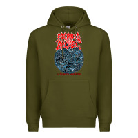 Army Green Morbid Angel - Altars of Madness Old School US Death Metal Premium Hoodie - Craftify