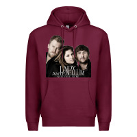 Burgundy lady antebellum Premium Hoodie - Craftify
