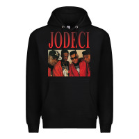 Black JODECI 90S RB FUNK THROWBACK Premium Hoodie - Craftify