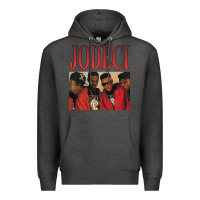 Charcoal Heather JODECI 90S RB FUNK THROWBACK Premium Hoodie - Craftify