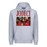 Heather Grey JODECI 90S RB FUNK THROWBACK Premium Hoodie - Craftify