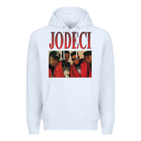 White JODECI 90S RB FUNK THROWBACK Premium Hoodie - Craftify