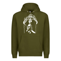 Army Green Electric Wizard Premium Hoodie - Craftify