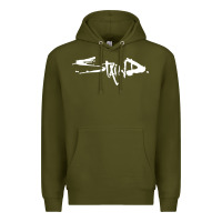Army Green staind Premium Hoodie - Craftify