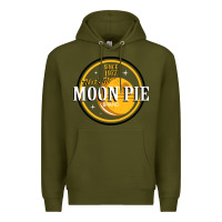 Army Green moon pie Premium Hoodie - Craftify