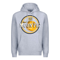 Heather Grey moon pie Premium Hoodie - Craftify