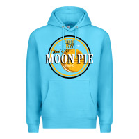 Ocean Blue moon pie Premium Hoodie - Craftify
