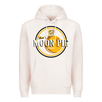 Pale Pink moon pie Premium Hoodie - Craftify