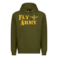 Army Green Vintage Fly Army Military Pilot Army Aviation Branch Premium Hoodie - Craftify