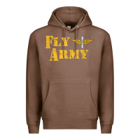 Chestnut Vintage Fly Army Military Pilot Army Aviation Branch Premium Hoodie - Craftify