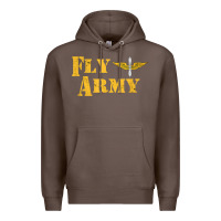 Coffee Vintage Fly Army Military Pilot Army Aviation Branch Premium Hoodie - Craftify