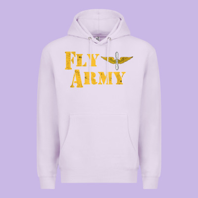 Vintage Fly Army Military Pilot Army Aviation Branch Premium Hoodie Designed By Craftify
