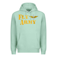 Seafoam Vintage Fly Army Military Pilot Army Aviation Branch Premium Hoodie - Craftify