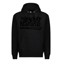 Black naughty by nature Premium Hoodie - Craftify