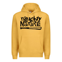 Mustard naughty by nature Premium Hoodie - Craftify
