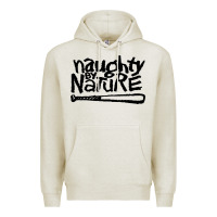 Oatmeal Heather naughty by nature Premium Hoodie - Craftify