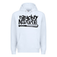 White naughty by nature Premium Hoodie - Craftify